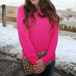 Hot pink sweater